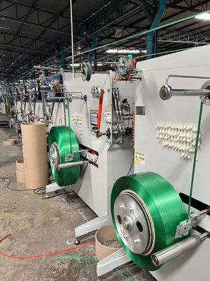 เครื่องลวดยางยับยับแบบซามอัตโนมัติ 330kg สําหรับสายพับพอลิเอสเตอร์ PET