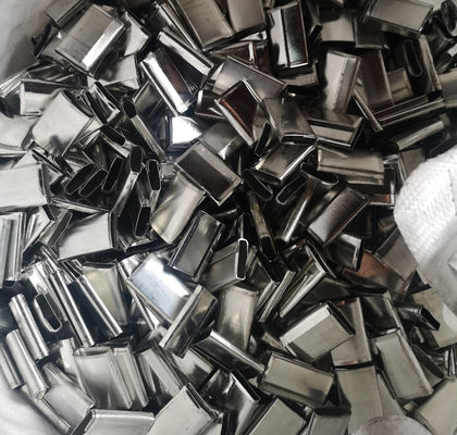 กริปเปอร์ โลหะกลานซีล ผิว Electroplated สําหรับ PP Polypropylene Strap