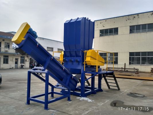 อุตสาหกรรม Single Shaft Shredder 380V 30 ขยับมีดสําหรับพลาสติก