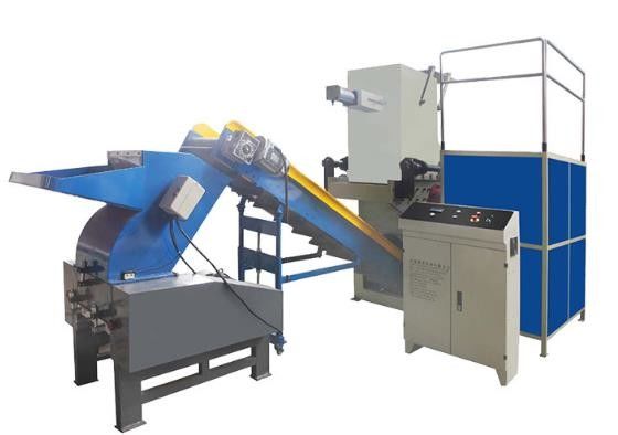 คมปอร์ตสูง โรเตอร์เดียว Shredder Ram การก่อสร้างสําหรับการบดขยะอันตราย